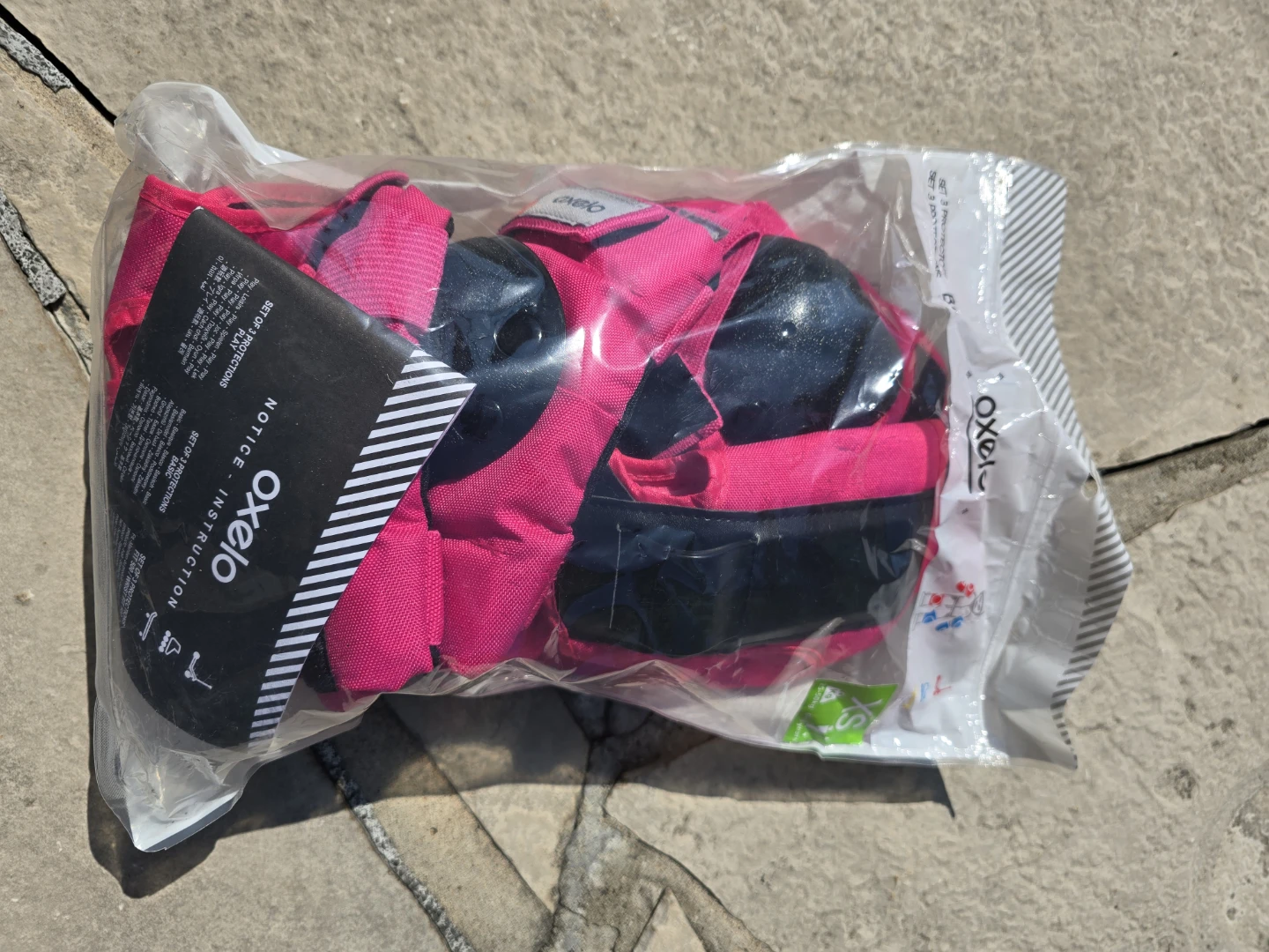 NEW kids Oxelo Protective Gear Set - Pink - photo 3
