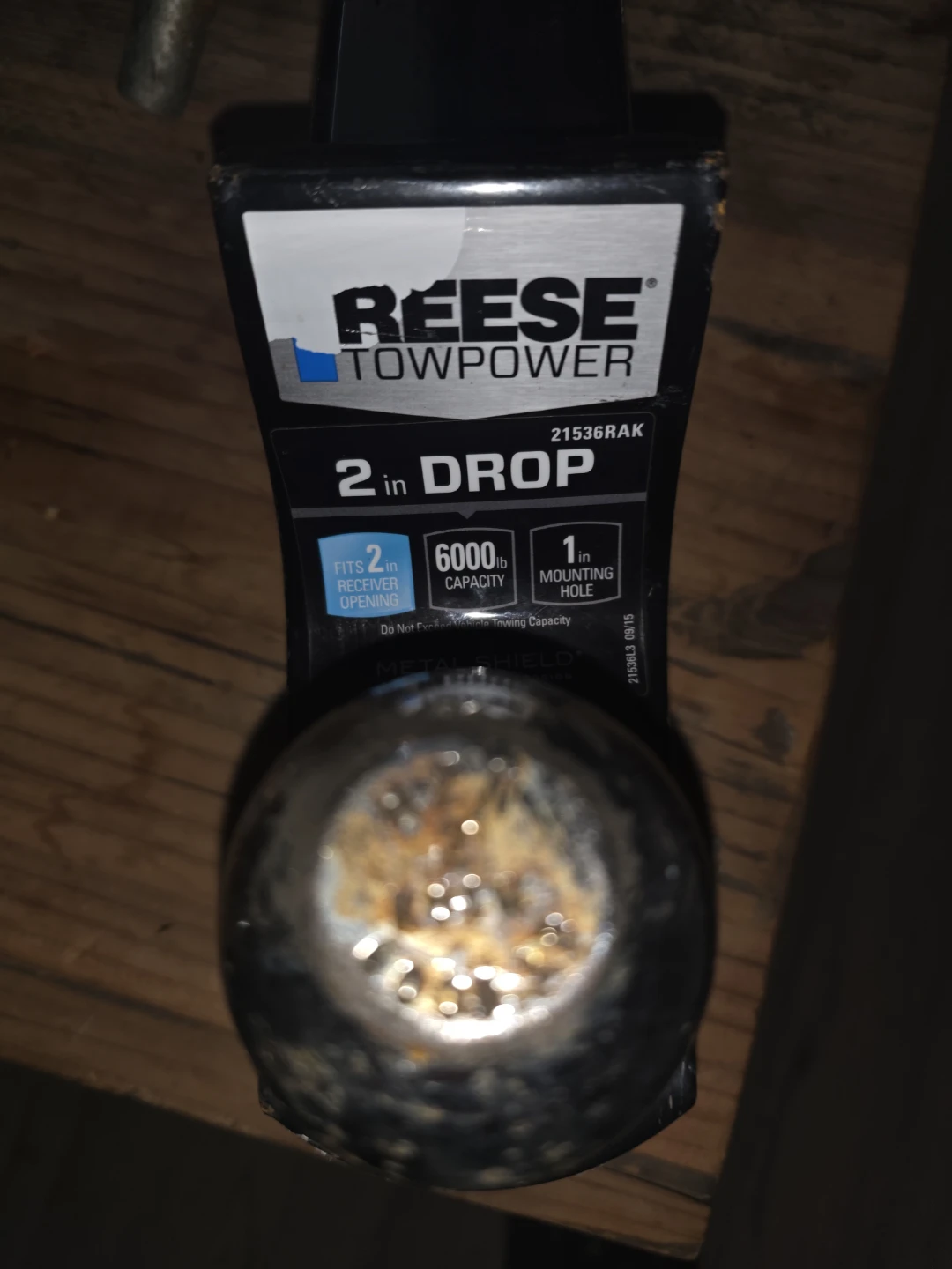 Reese Towpower 2" Drop Hitch Ball Mount - photo 2