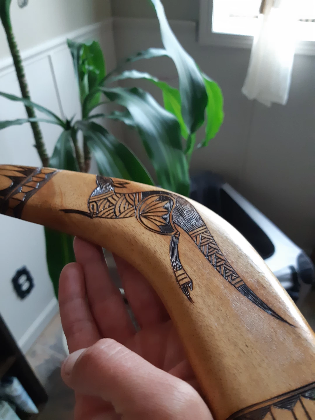 Australian decorative wooden souvenir boomerang - photo 2