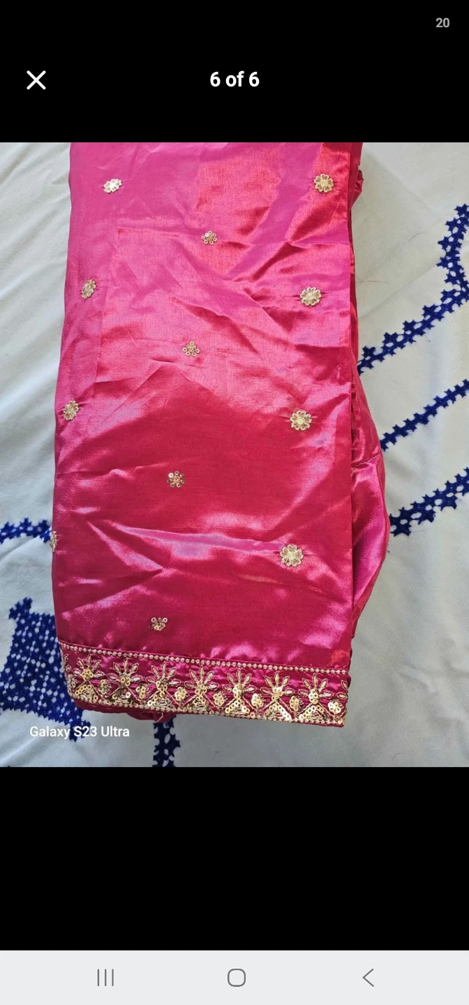 Women's Embroidered Pink Kurti with 2 Dupatta - photo 5