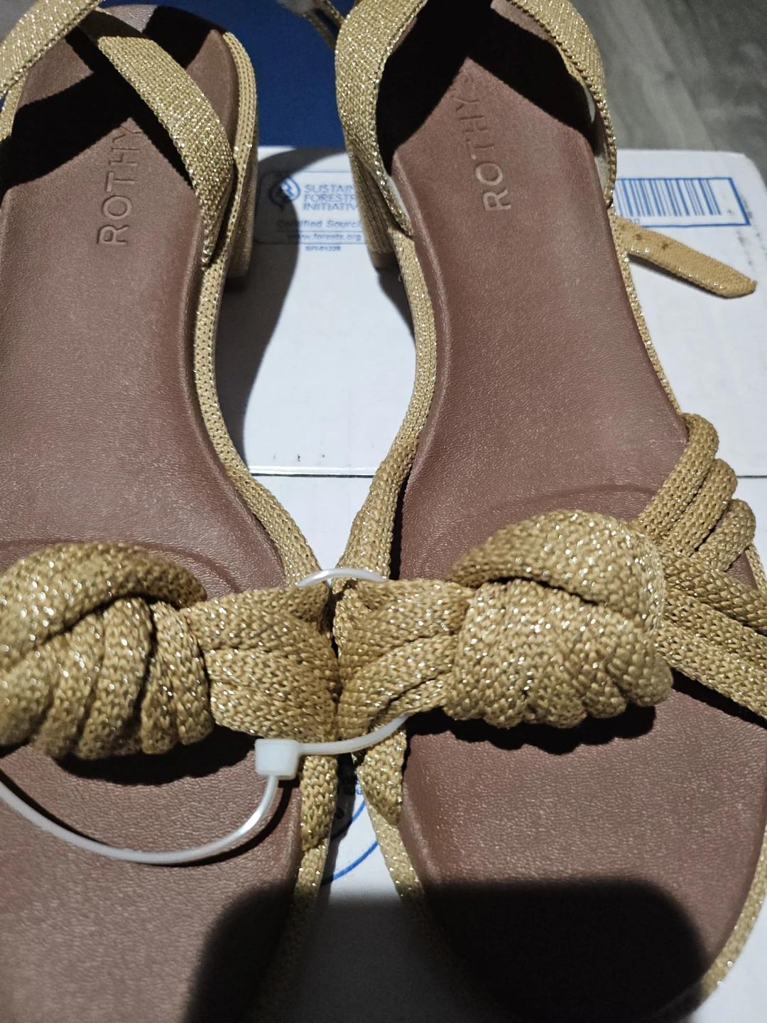 Rothys Gold Glitter Sandals - photo 2