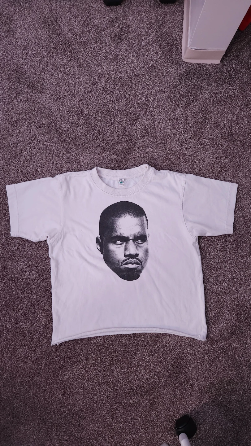 Boxy Cropped KanYe Tee - photo 2