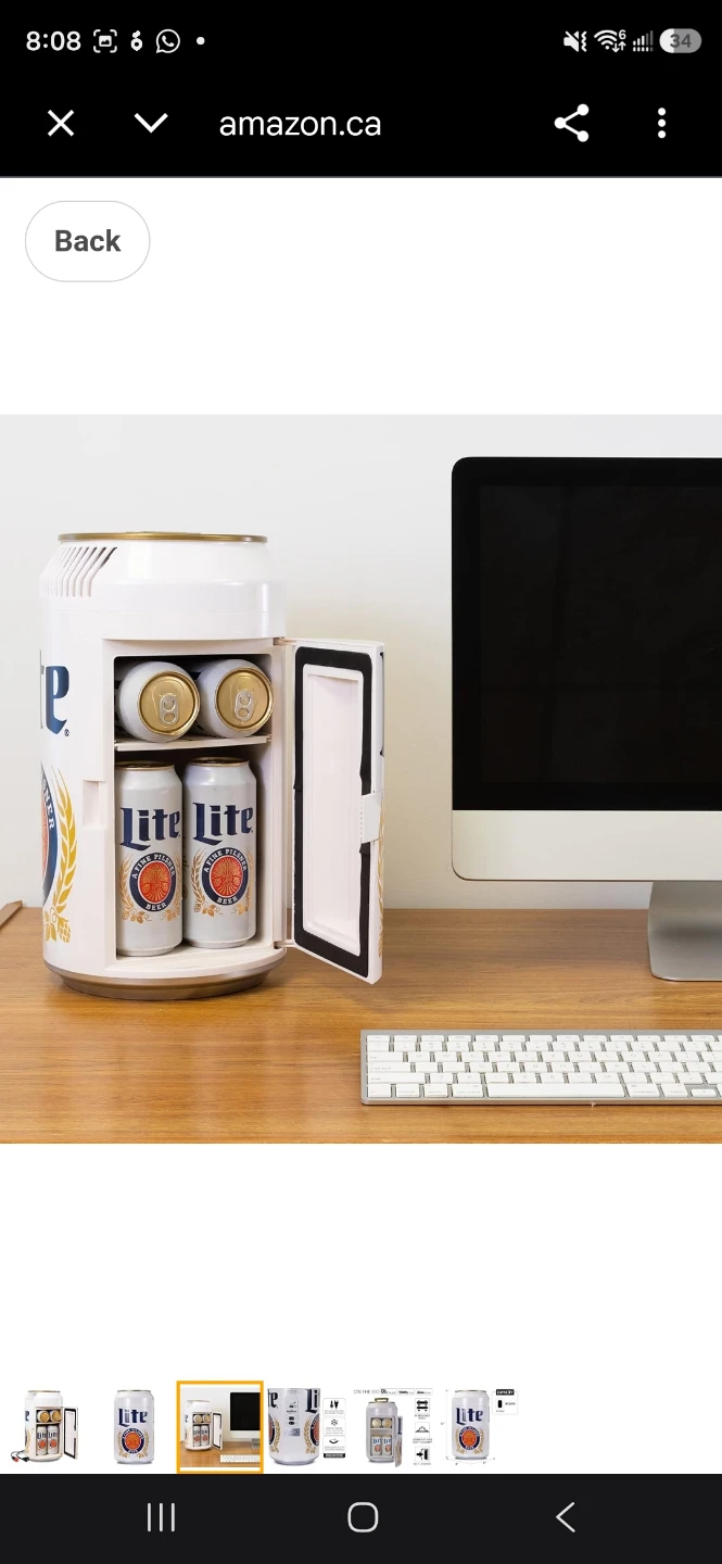 Koolatron Lite Beer Can Mini Fridge - photo 3