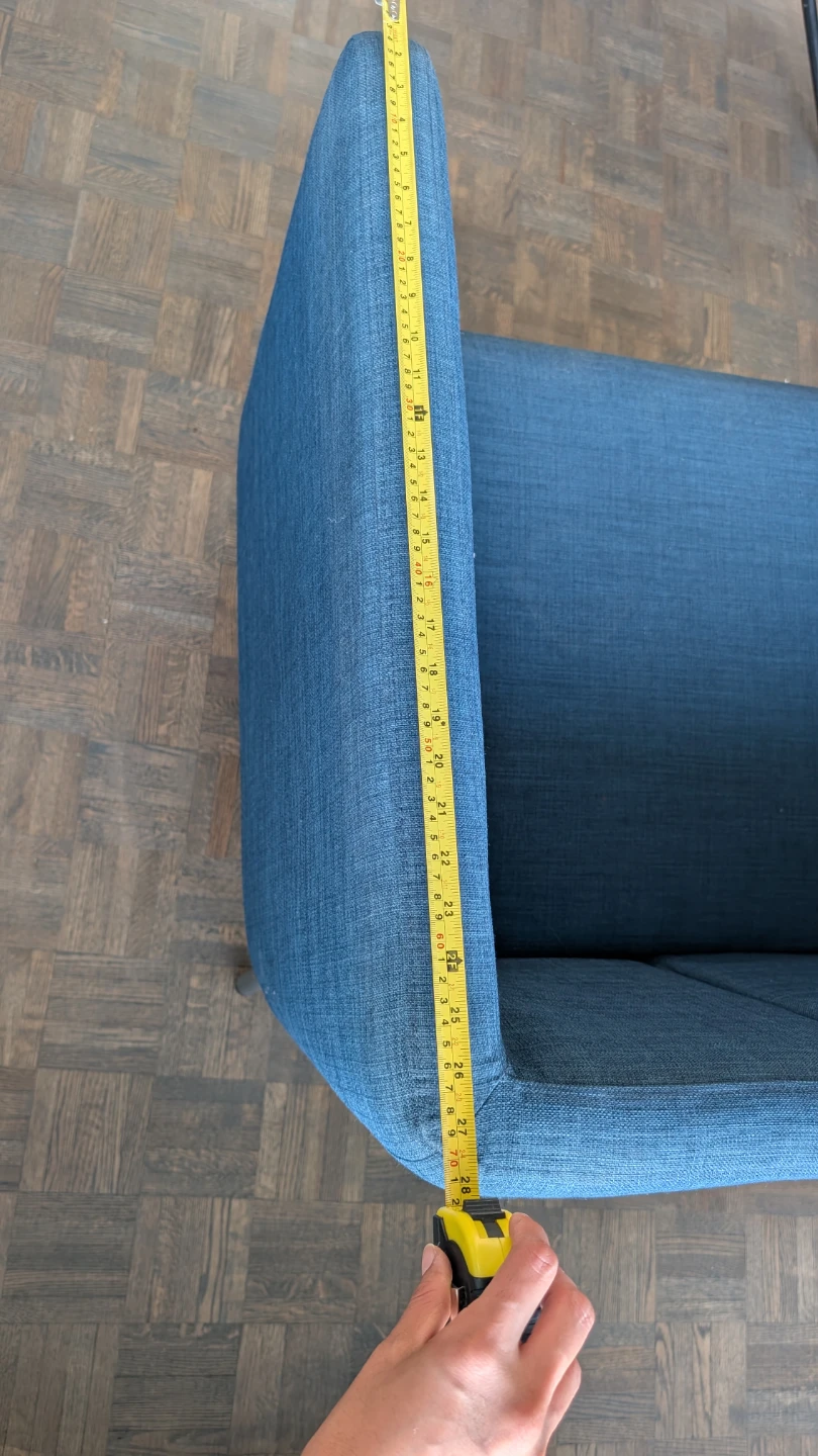 IKEA EKENÄSET / Modern Blue Armchair – Great Condition - photo 5