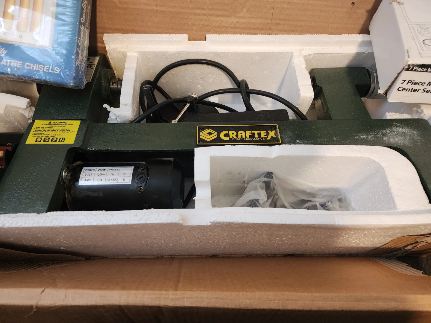 Craftex CT172 Mini Wood Lathe with Variable Speed