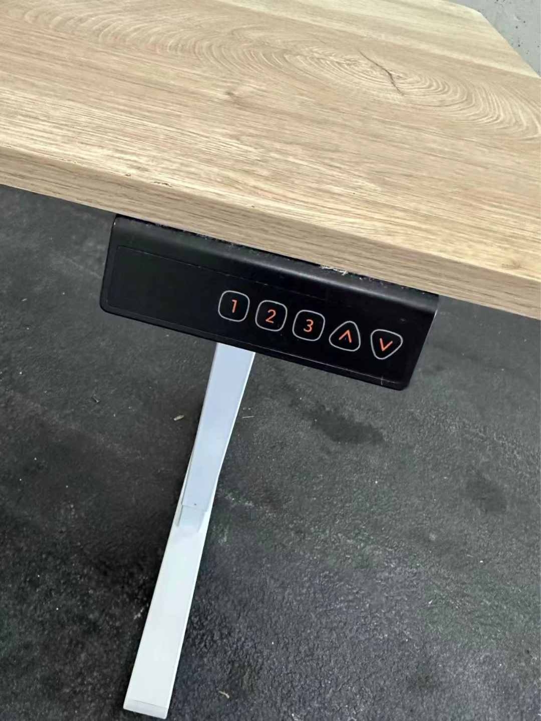 Adjustable Height Standing Desk with Wooden Top - photo 4