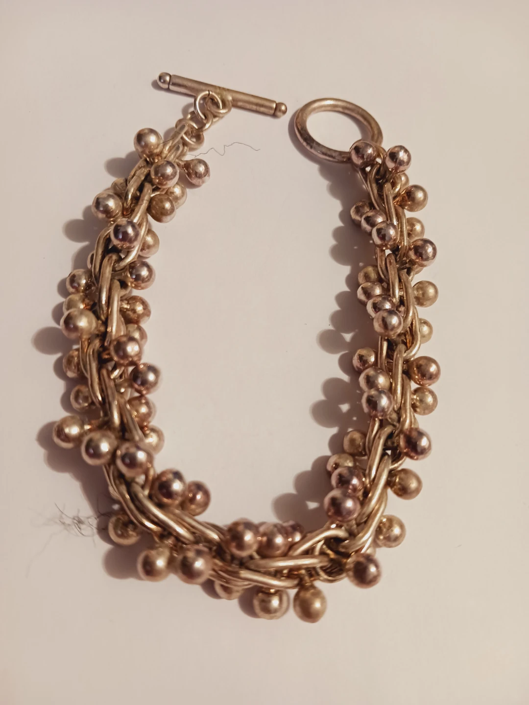 Sterling Silver 925 Toggle Bracelet - photo 2