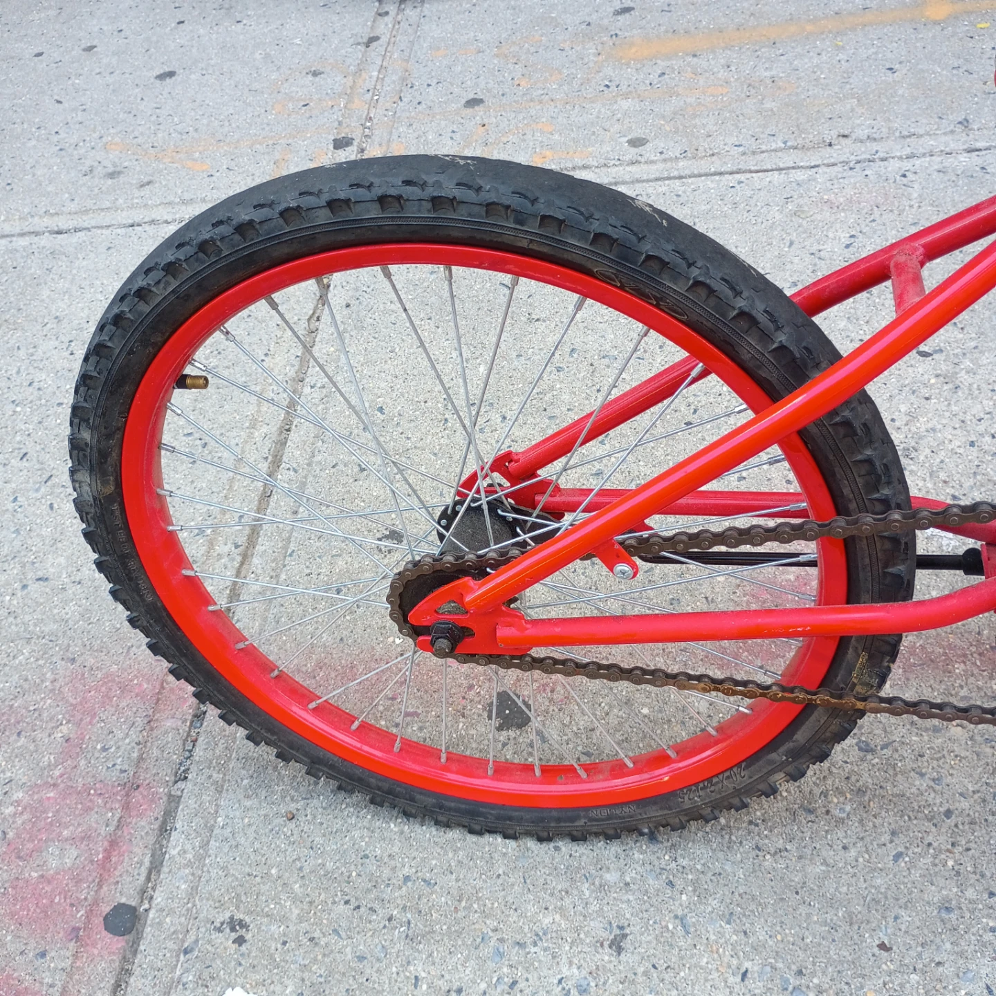 Kid Red Mongoose BMX Bike With Helmet - photo 3