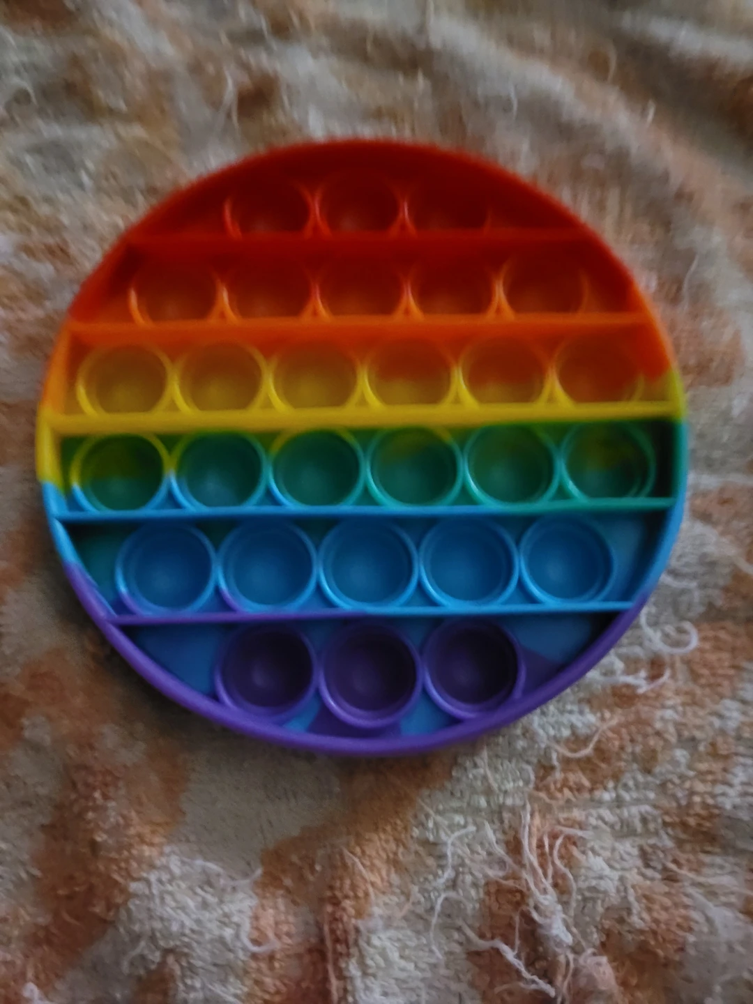 Rainbow Pop It Fidget Toy - Round