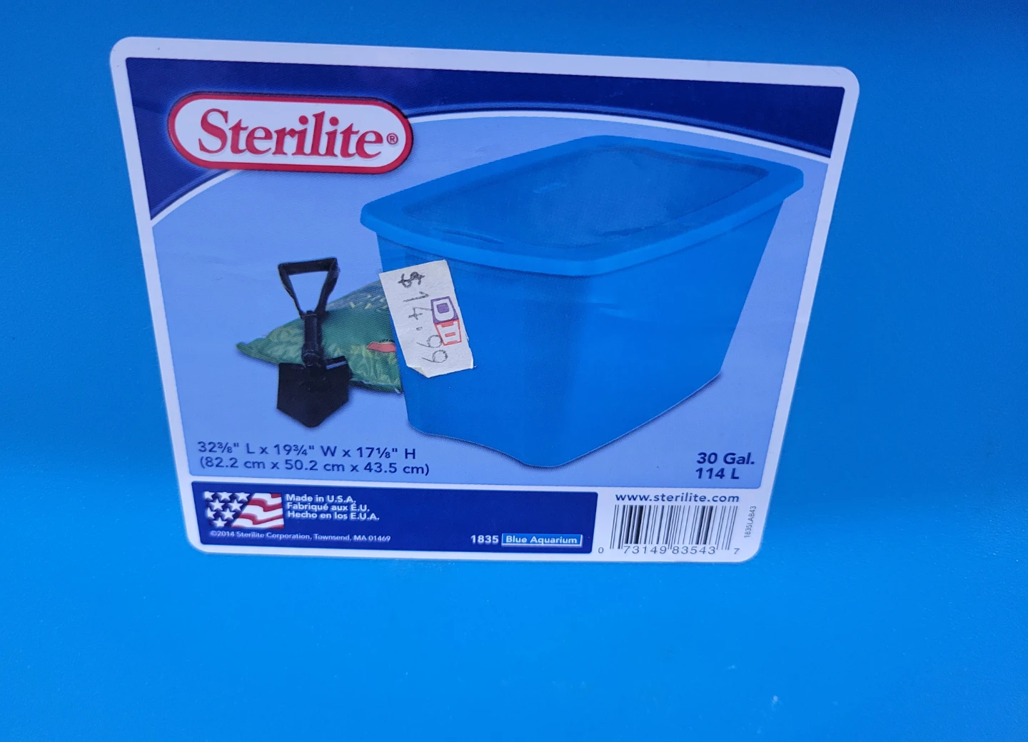 Sterilite Blue Storage Bin 30 Gal - photo 2