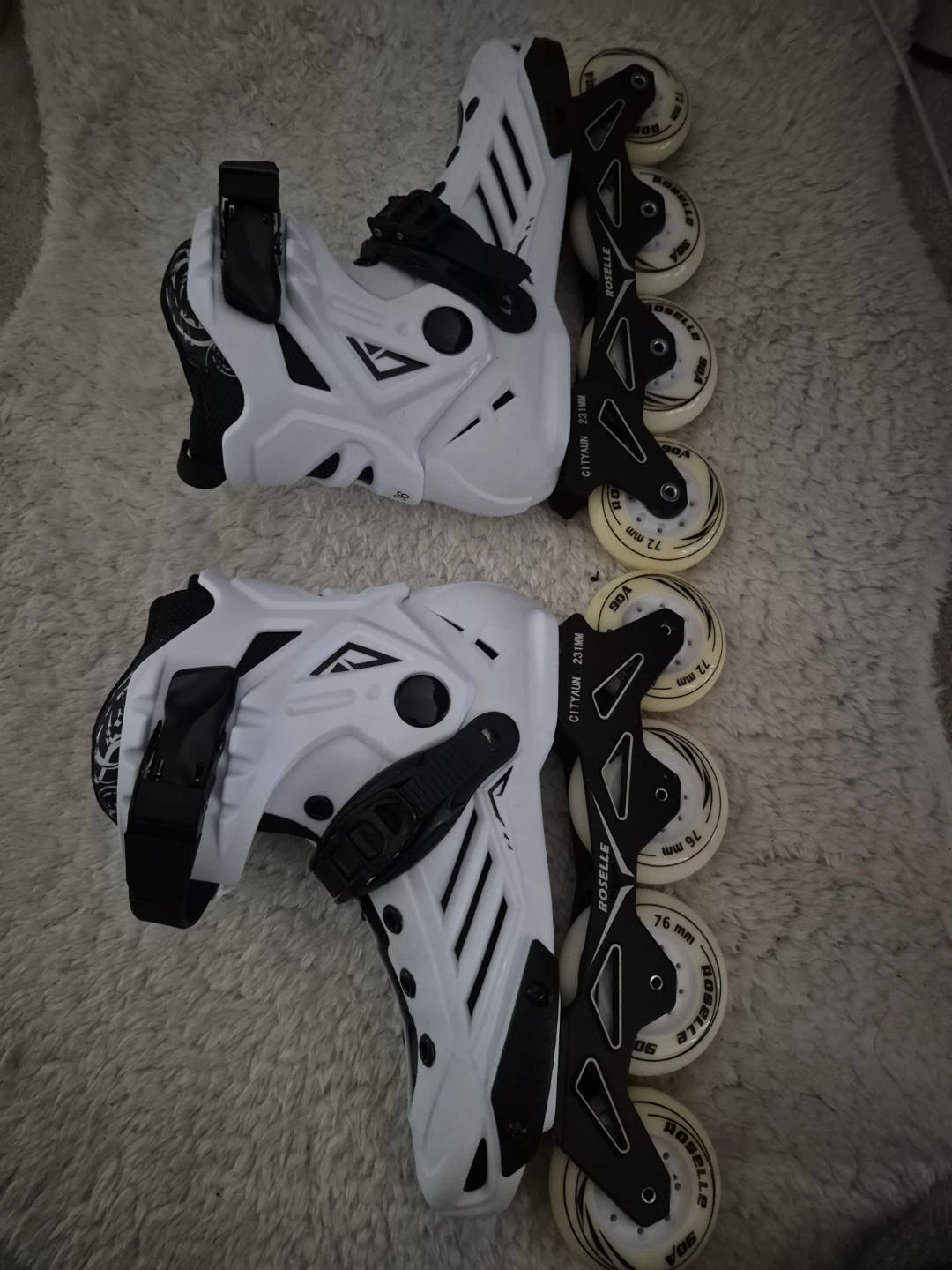 NEW size 36 Marcent solo incline ADJUSTABLE roller blades