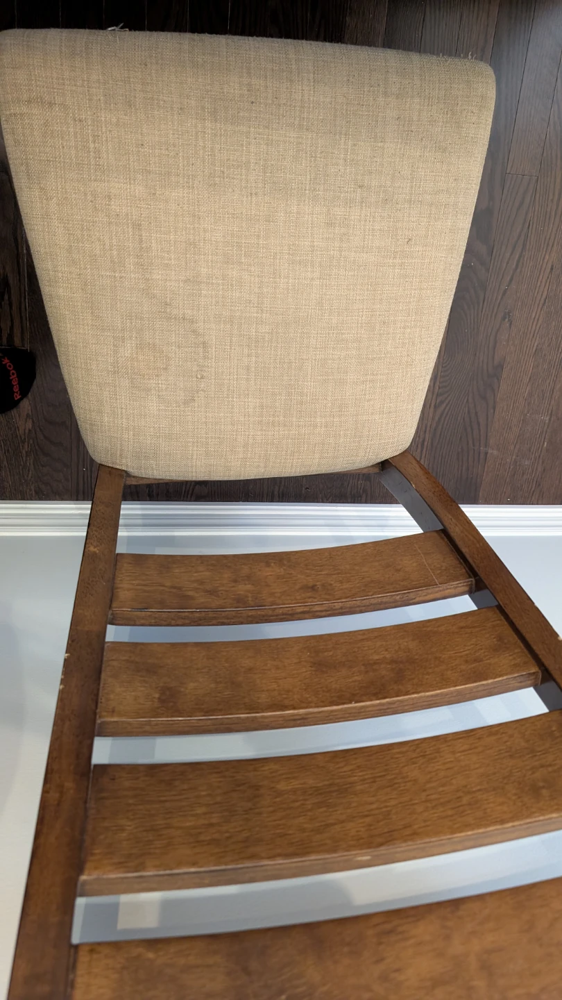 Wooden dining chair and bench set - photo 4
