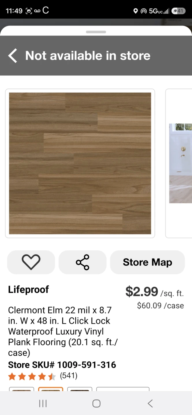 Lifeproof Clermont Elm Luxury Vinyl Plank Flooring - photo 2