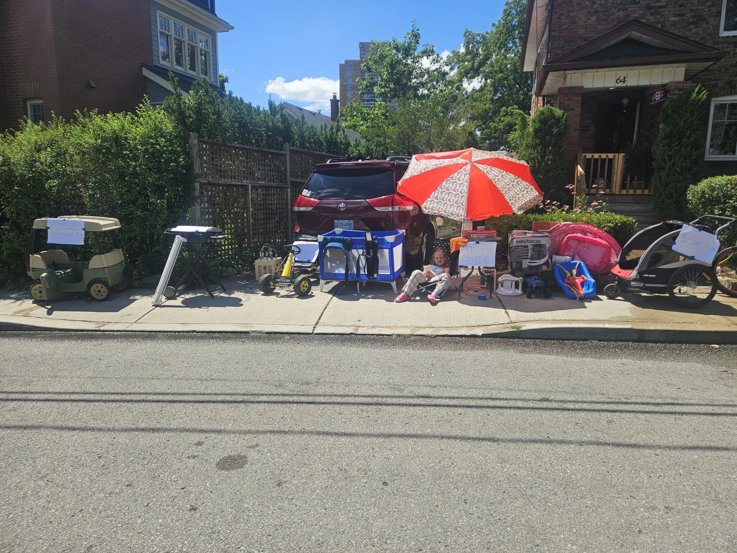 Garage sale 64 george street york Aug 3rd all day