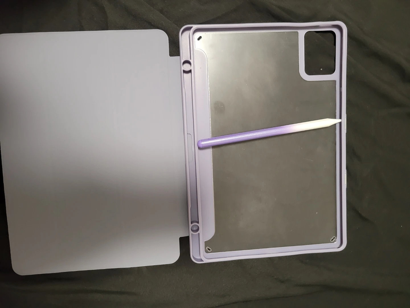 Purple Tablet Case with Stylus pen