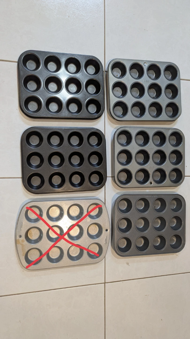 Set of 5 Muffin/Cupcake Pans