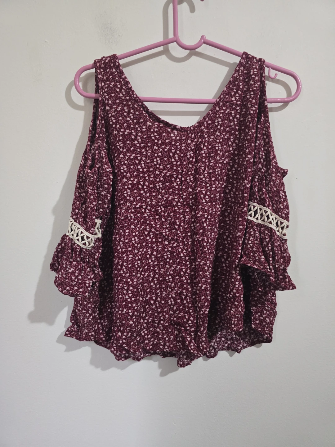 Mossimo Supply Co. Cold Shoulder Floral Print Top - photo 4