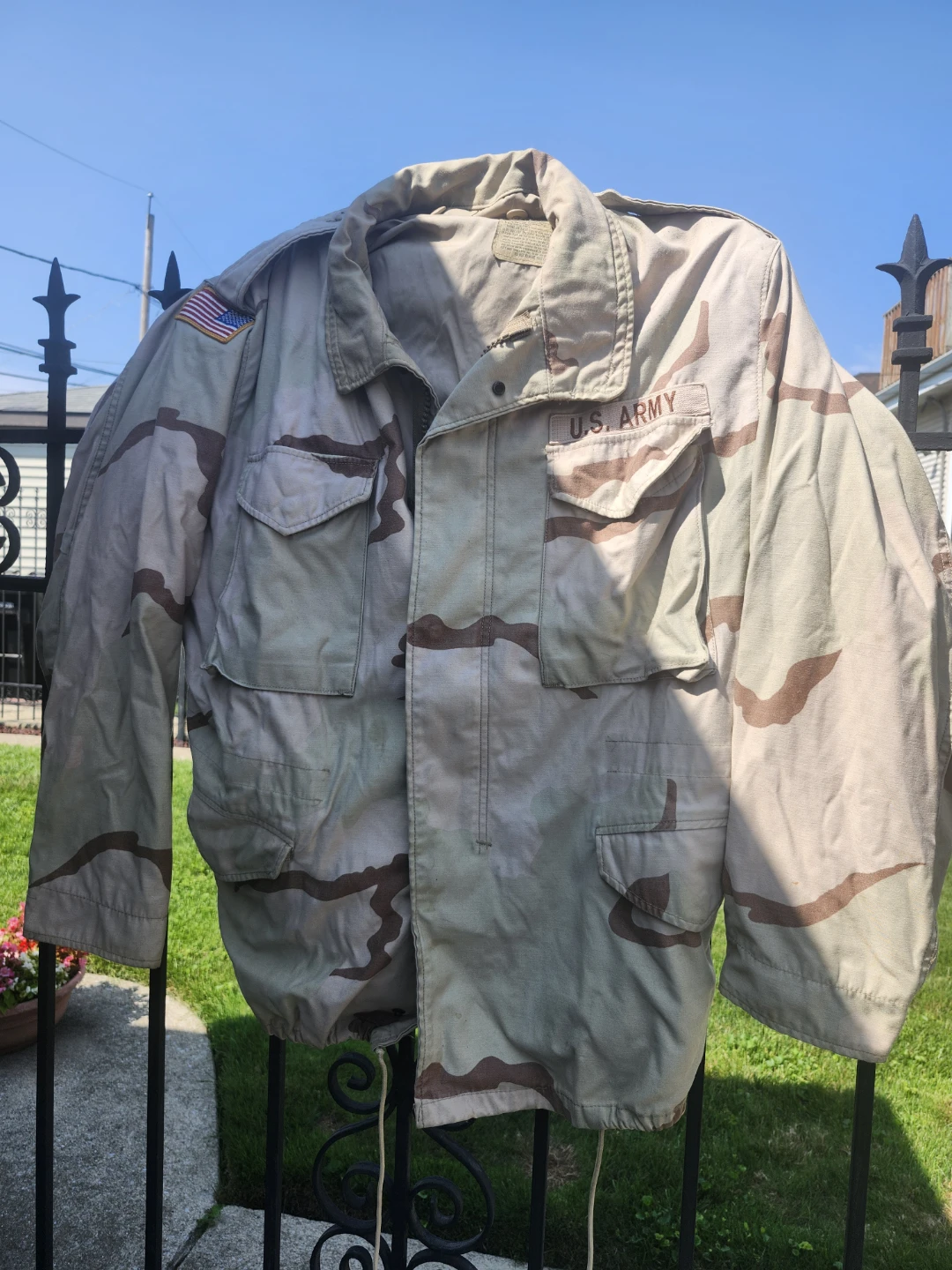 US Army Desert Camouflage Field Jacket