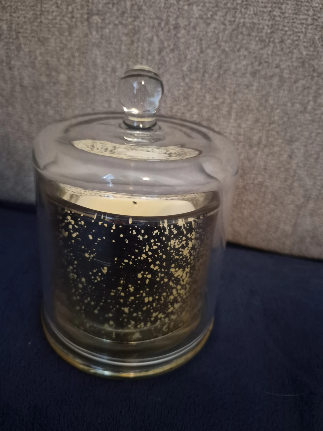 Decorative Scented Candle with Glass Lid