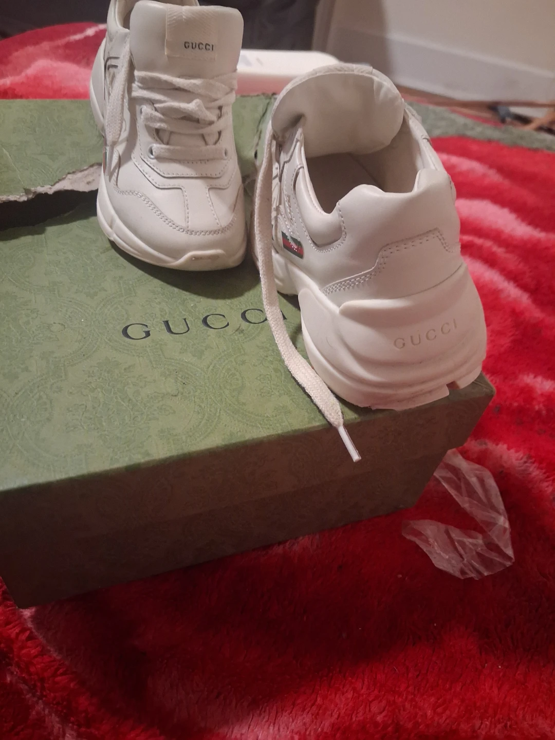 Gucci White Leather Sneakers - photo 5