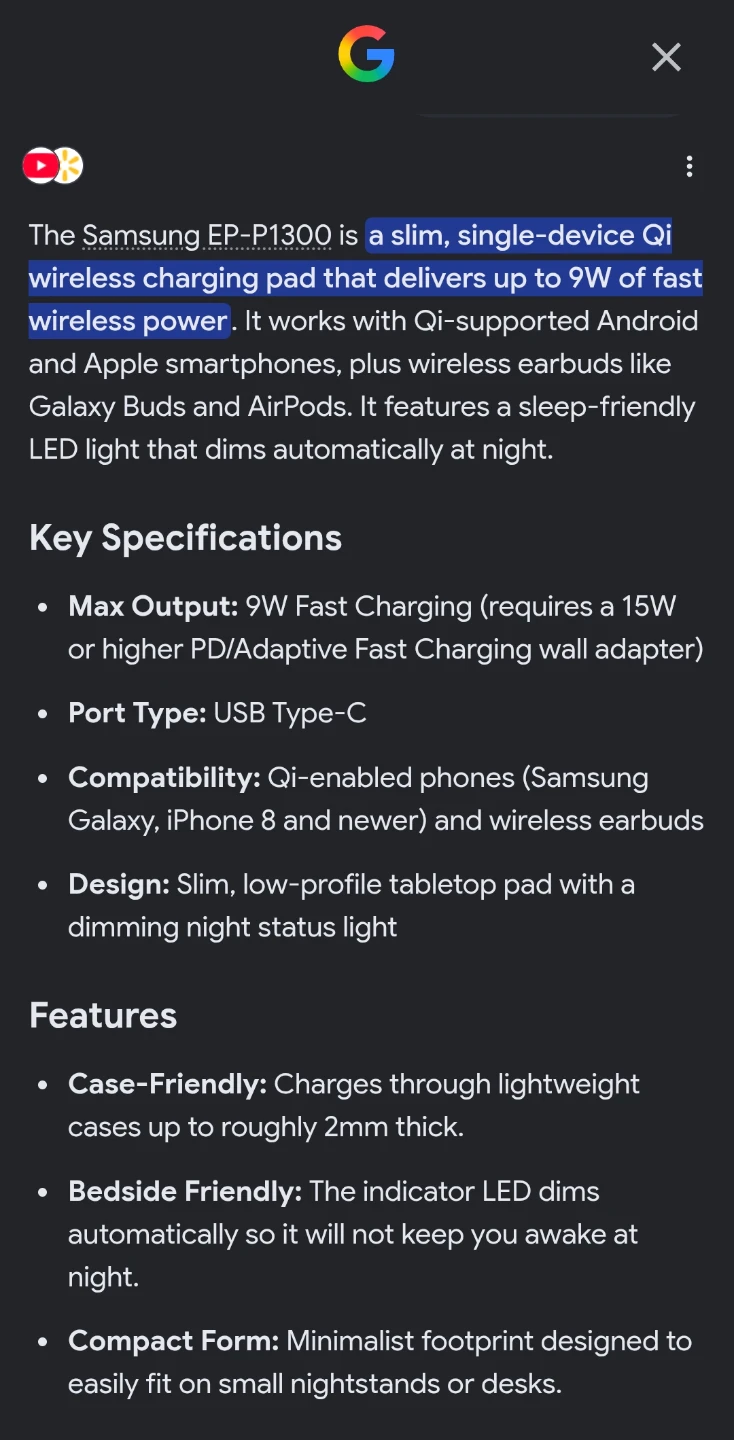 Samsung Qi Charger - photo 4