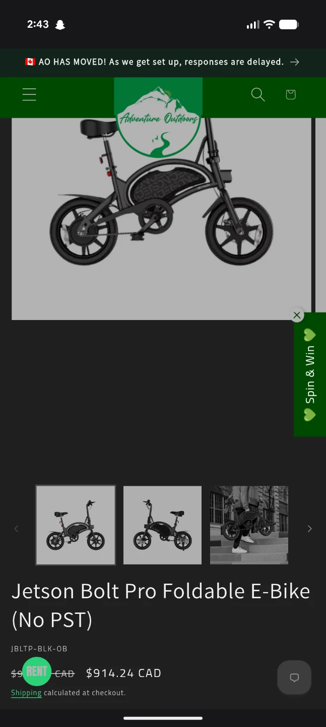 Jetson Bolt Pro Foldable E-Bike