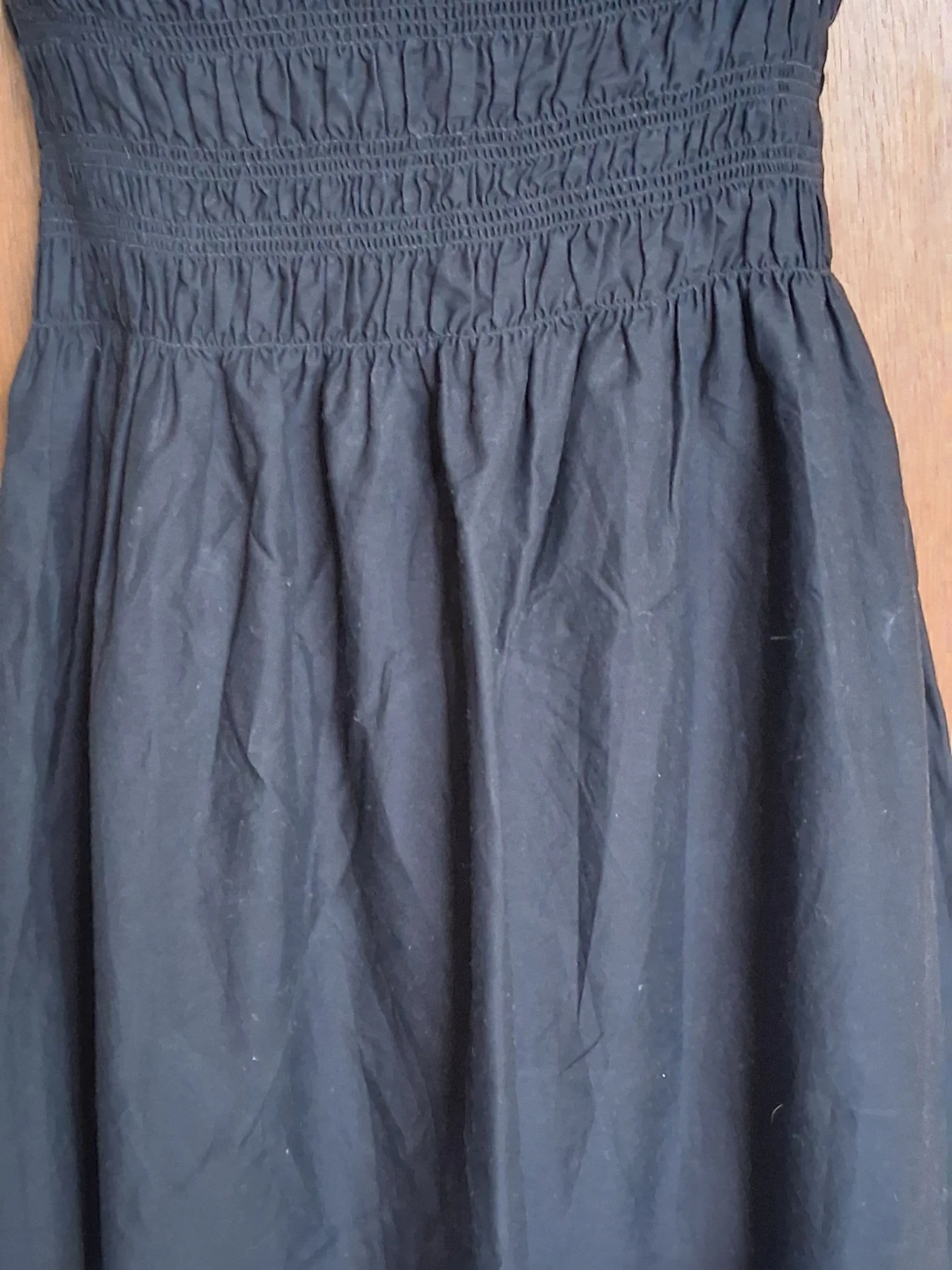 H&M Black strapless smocked maxi dress - photo 4