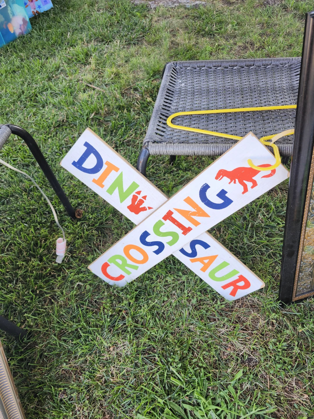 Dinosaur Crossing Sign