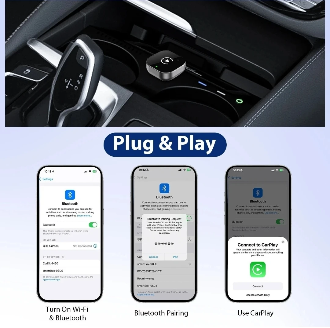 2-in-1 Wireless CarPlay & Android Auto Dongle - photo 4