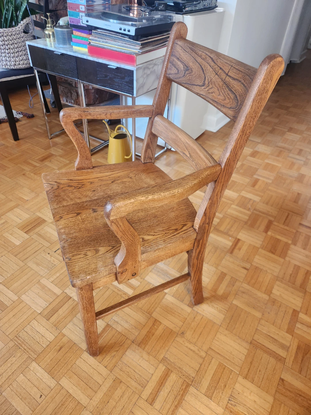 Vintage Oak Armchair - photo 2