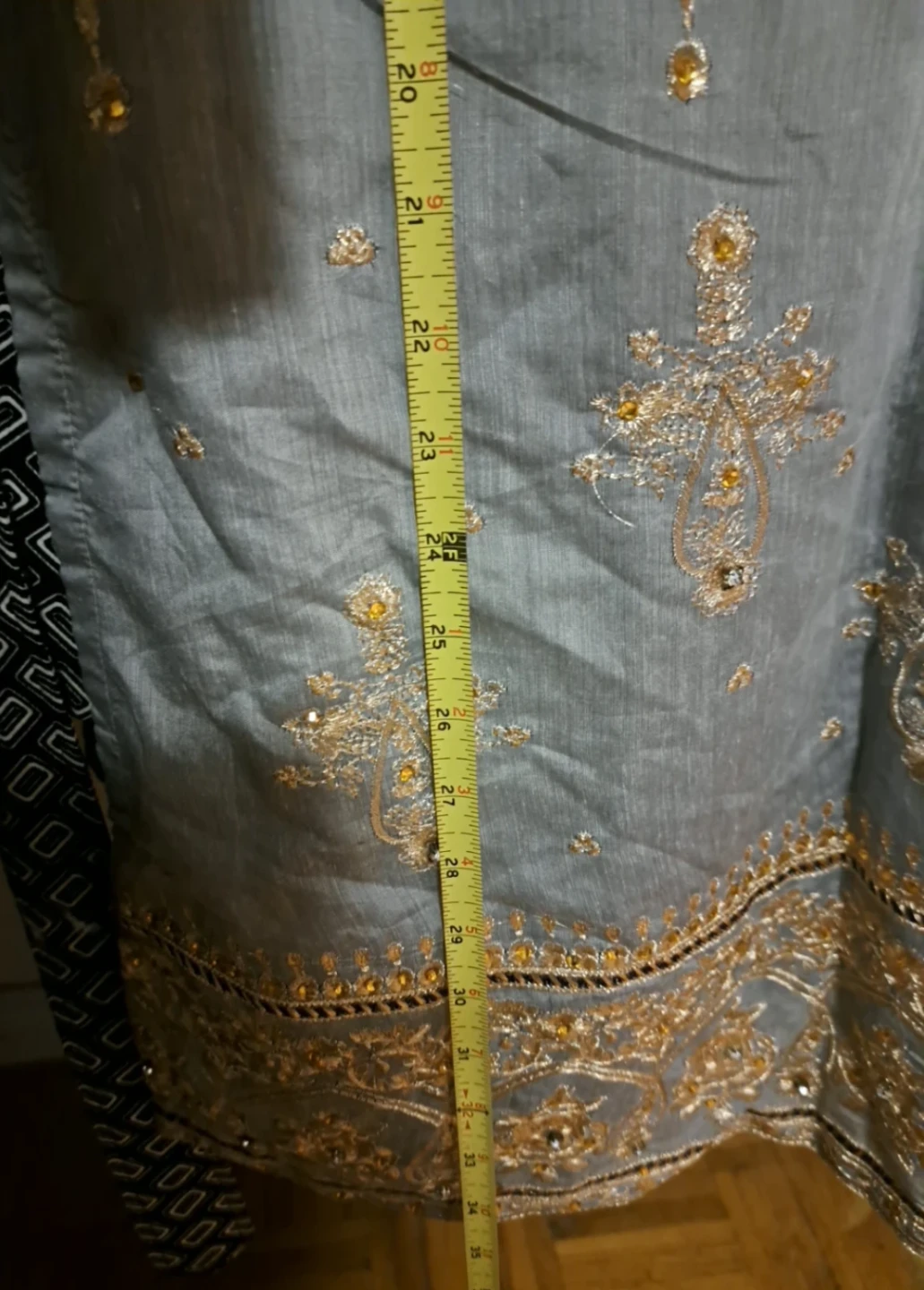 Grey Embellished Kurti - photo 2