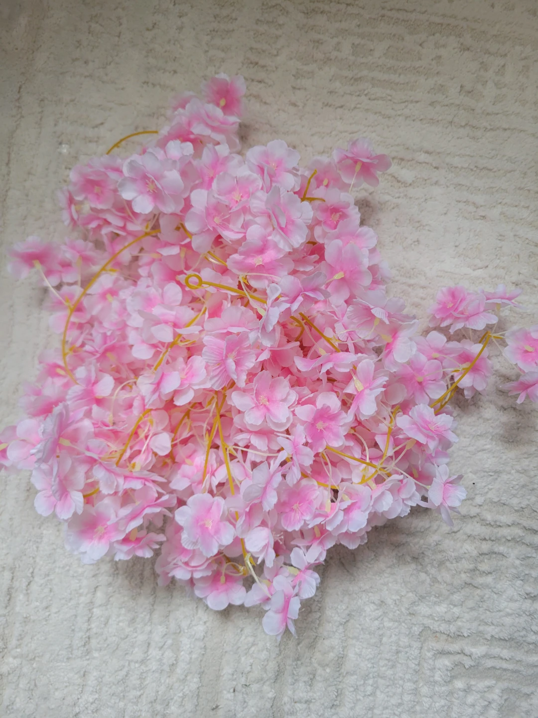 Artificial Pink Cherry Blossoms Garland