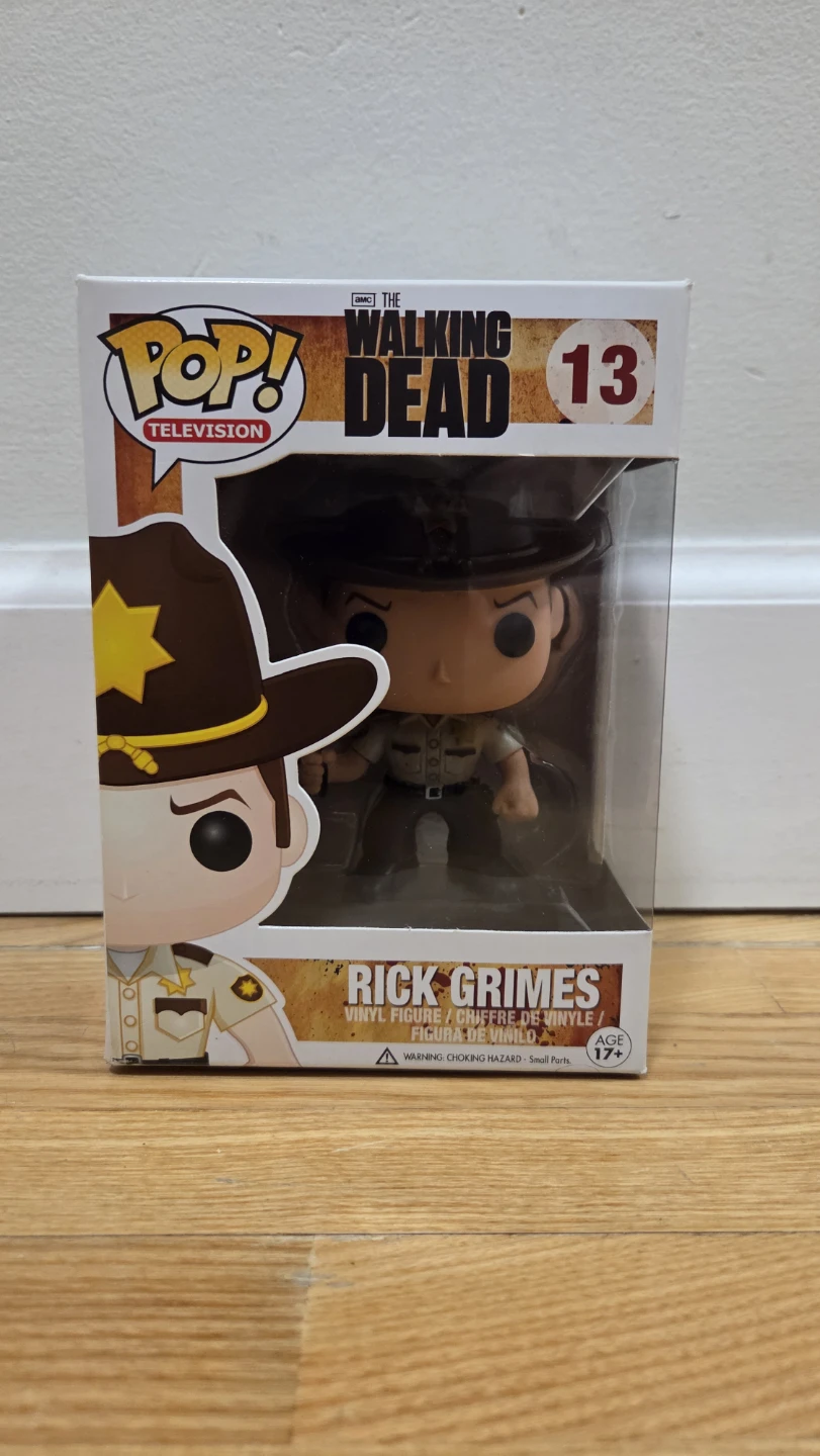 Rick Grimes Funko Pop, see description for pickup info