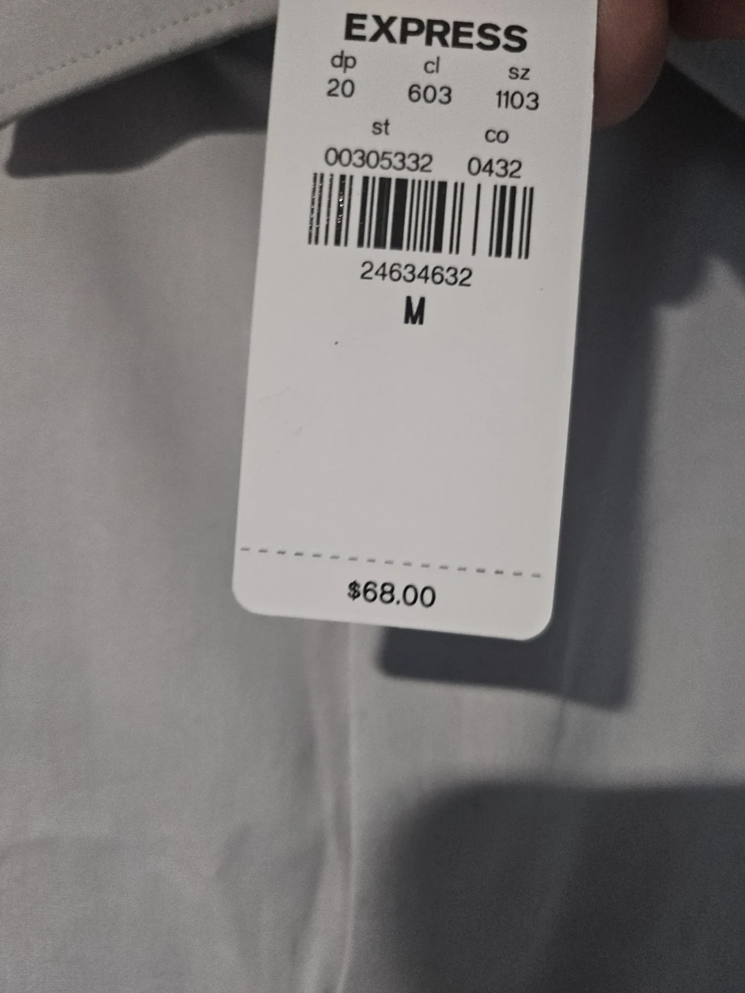 Express Men's Button-Down Shirt - Size Medium - photo 4