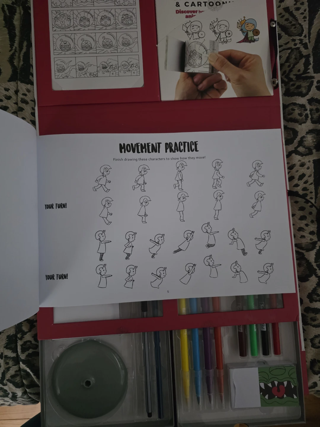 Spice Box Flip Book Animation & Cartooning Art Pad Kit - photo 3