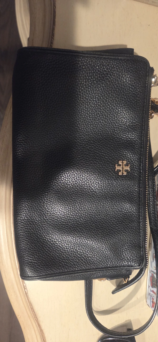 Tory Burch Black Leather Crossbody Bag