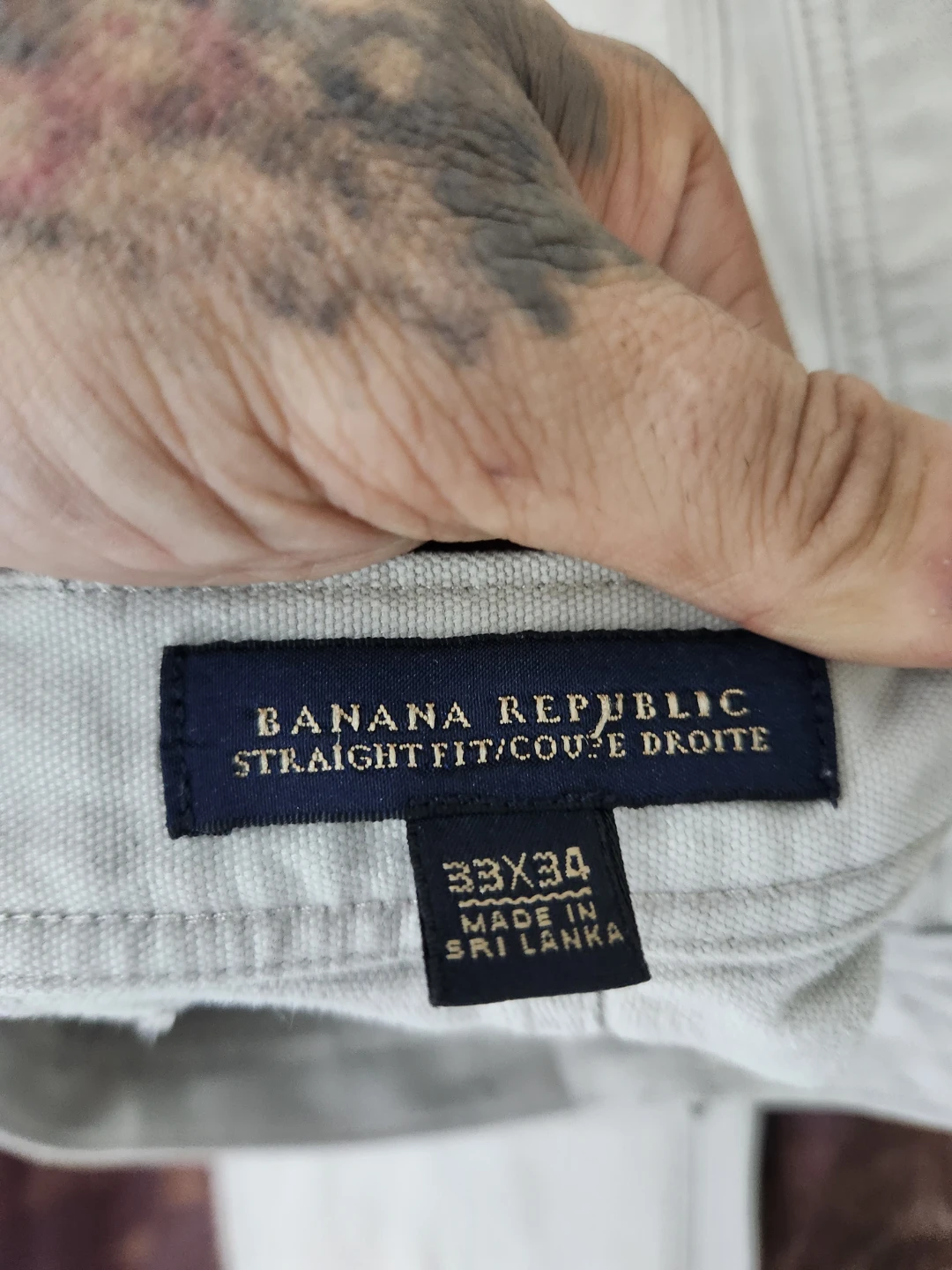 Banana Republic Straight Fit Pants - Size 33x34 - photo 4