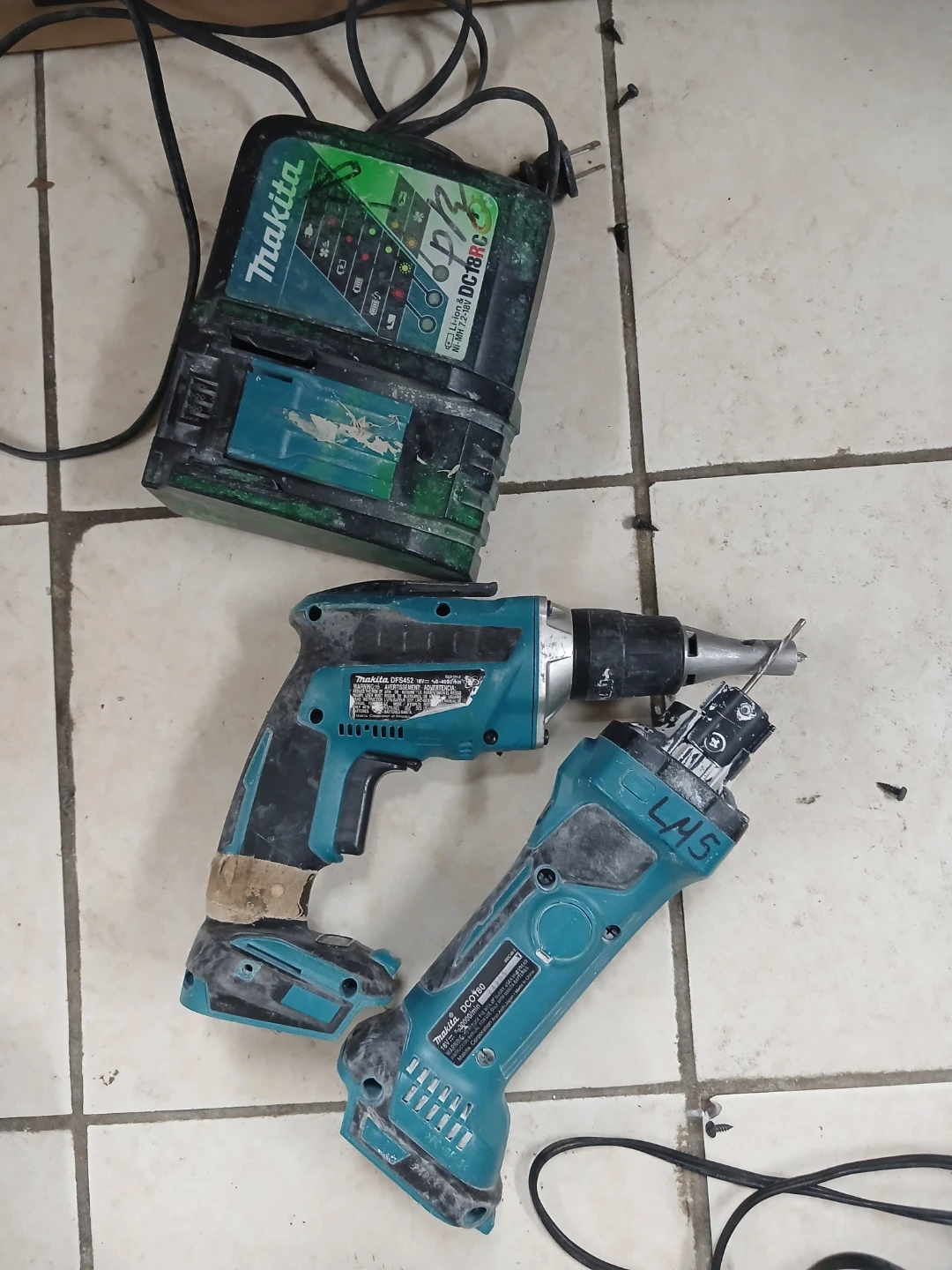 Makita Cordless Drill, Screwdriver, and Charger