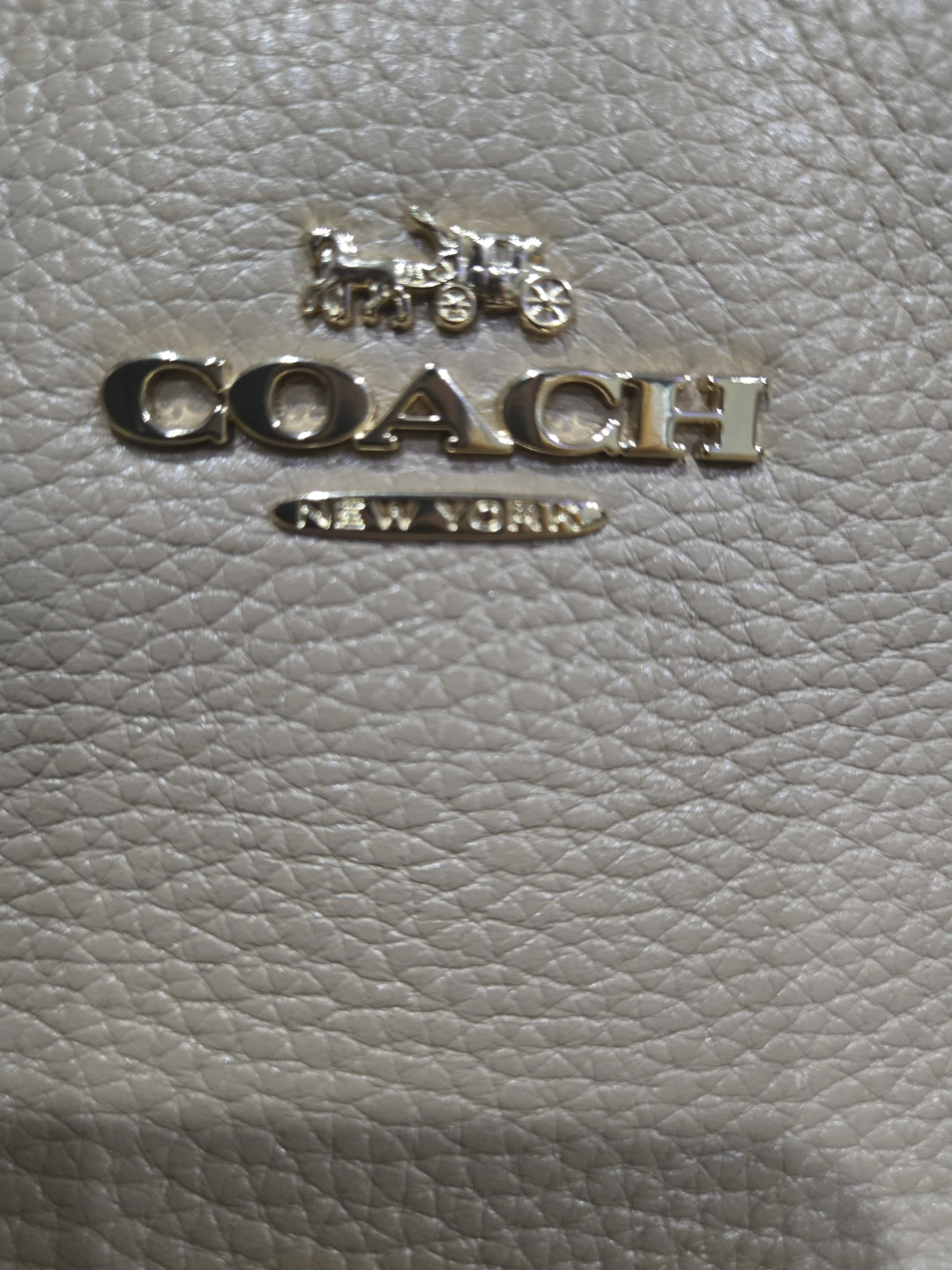 Coach Pebble Leather Satchel Bag - photo 4