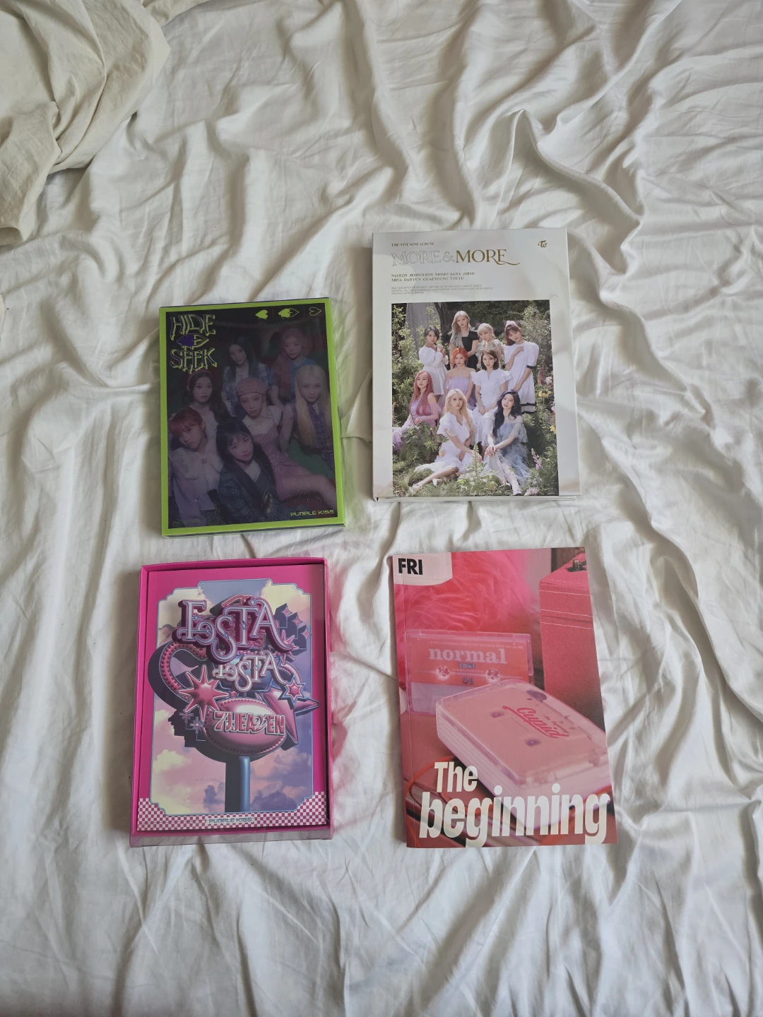 TWICE & PURPLE KISS & Fifty Fifty K-Pop Albums