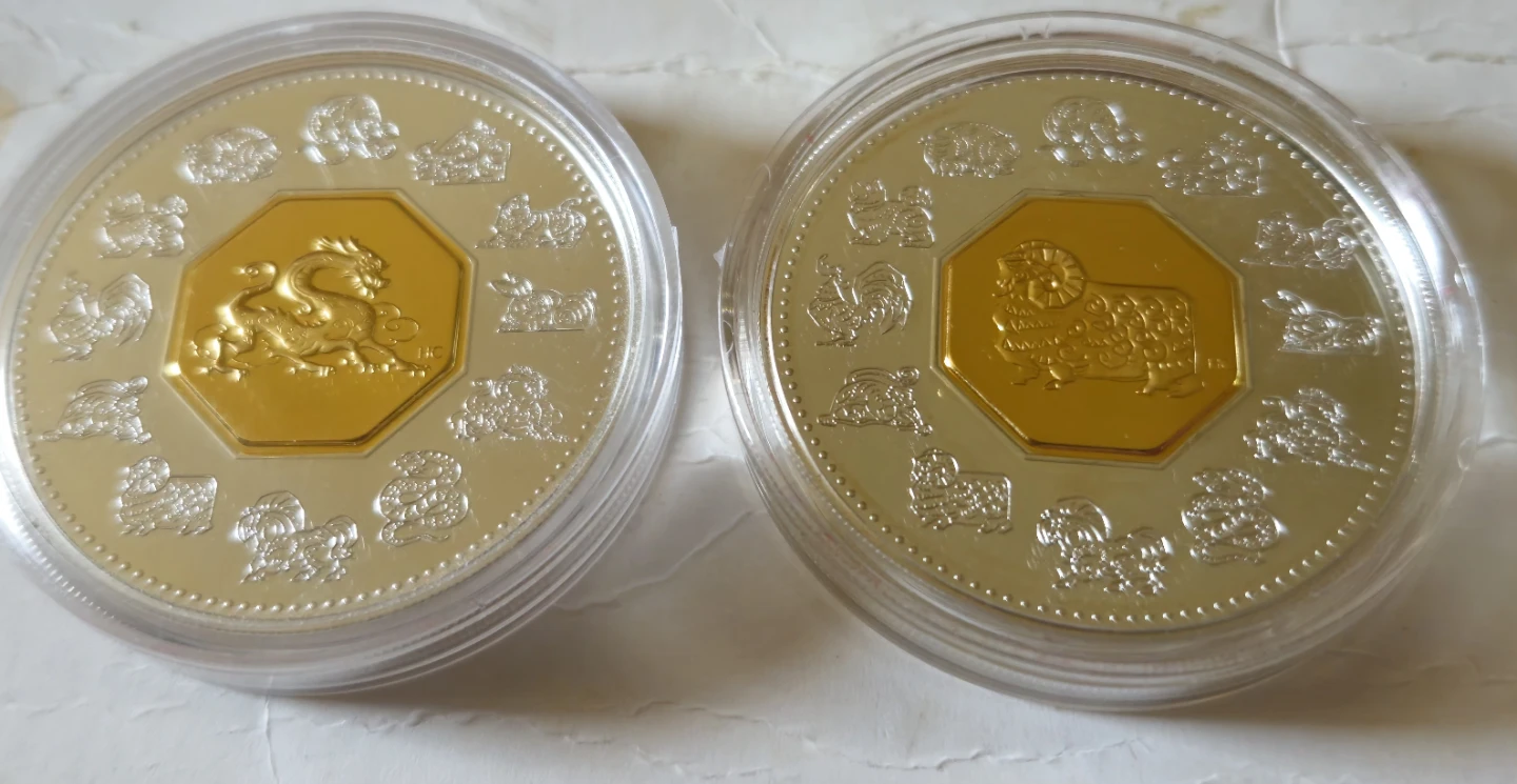 Canada $15 Lunar Coins 2000 & 2003 for sale - photo 4