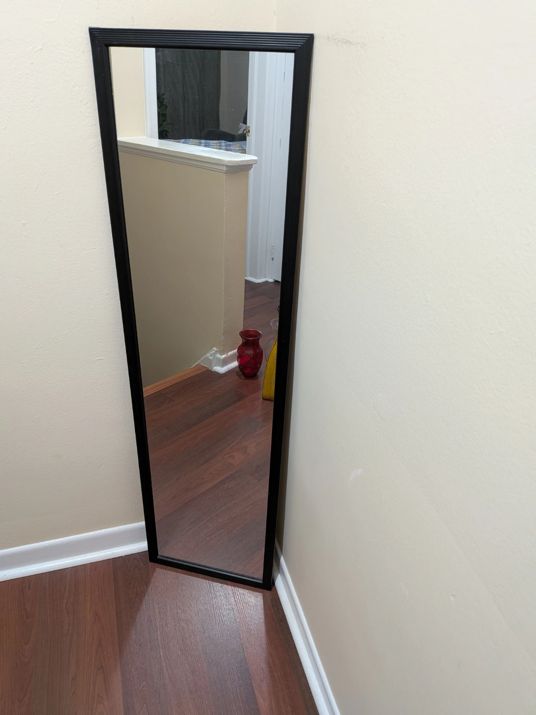 Black Framed Full Length Mirror (2 pieces available)