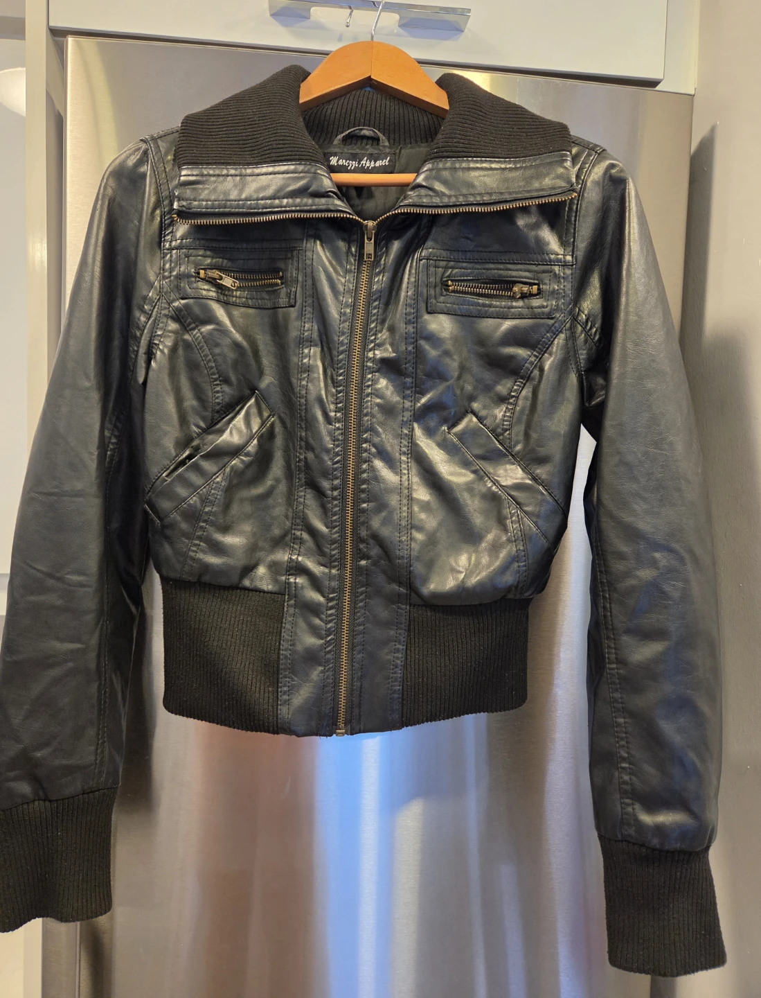 Leather Bomber Jacket
