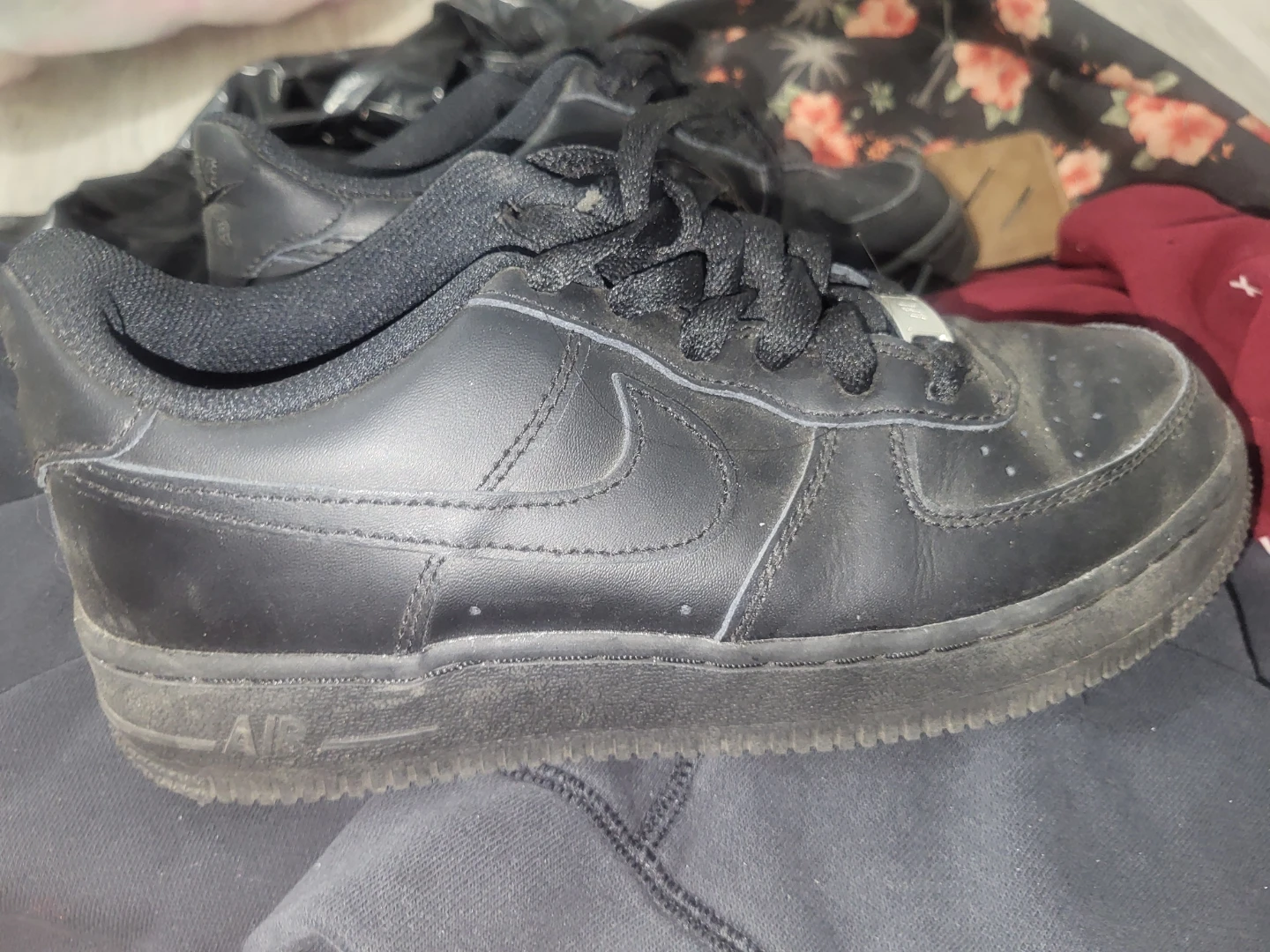 Nike Air Force 1 Shoes Black