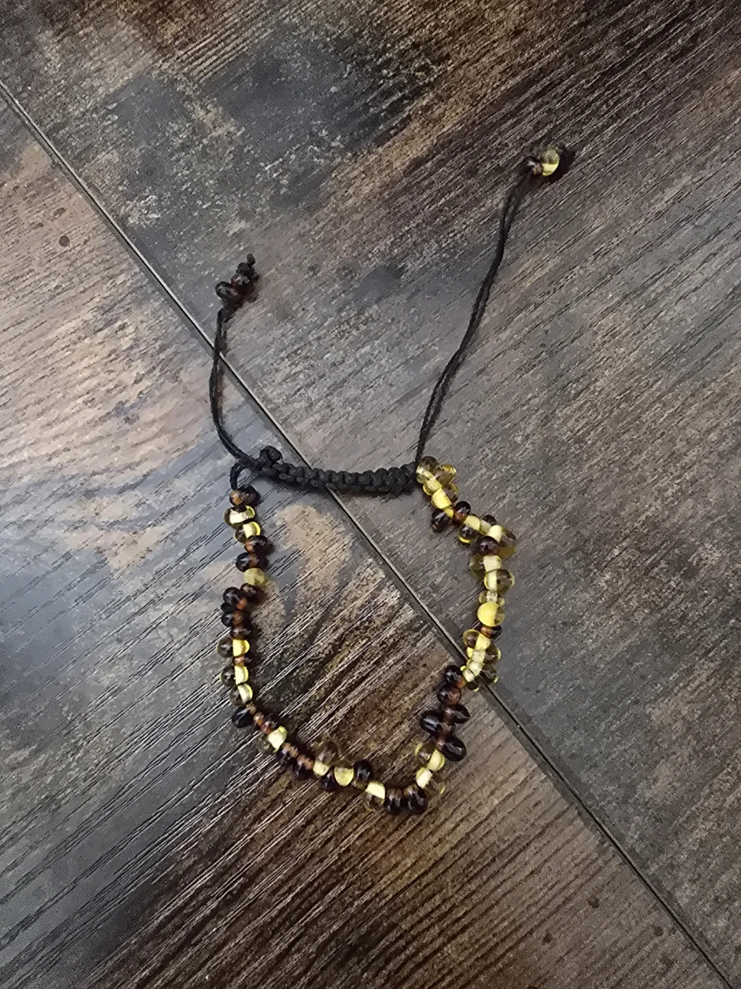 Amber Beaded Bracelet