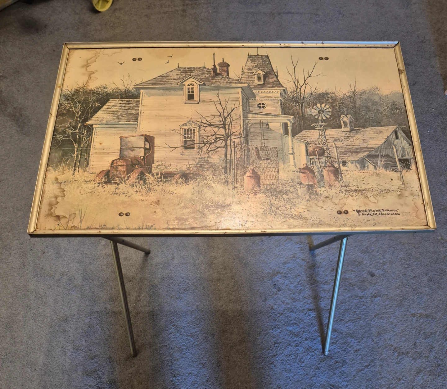 Vintage TV Tray Table