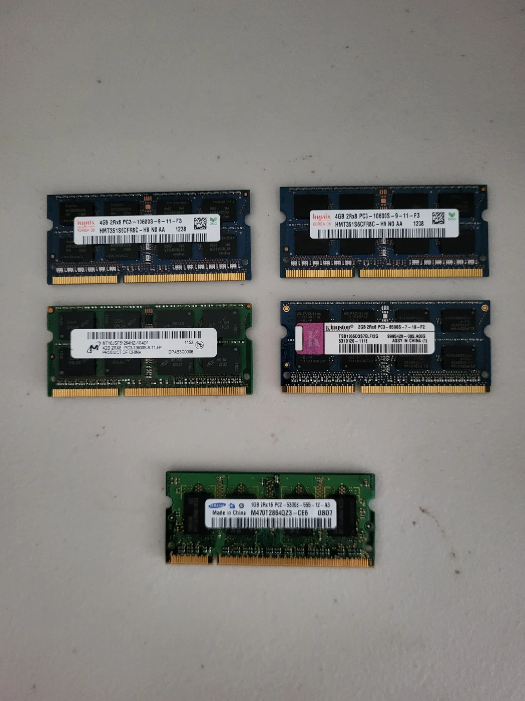 DDR3 & DDR2 Laptop RAM