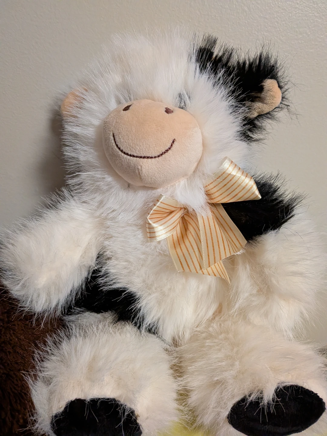 Cute cow with bow