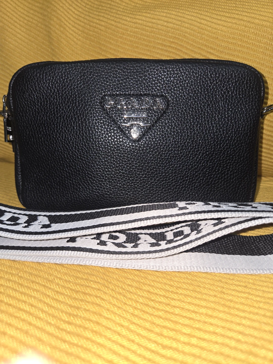 Prada Black Leather Camera Bag - photo 3