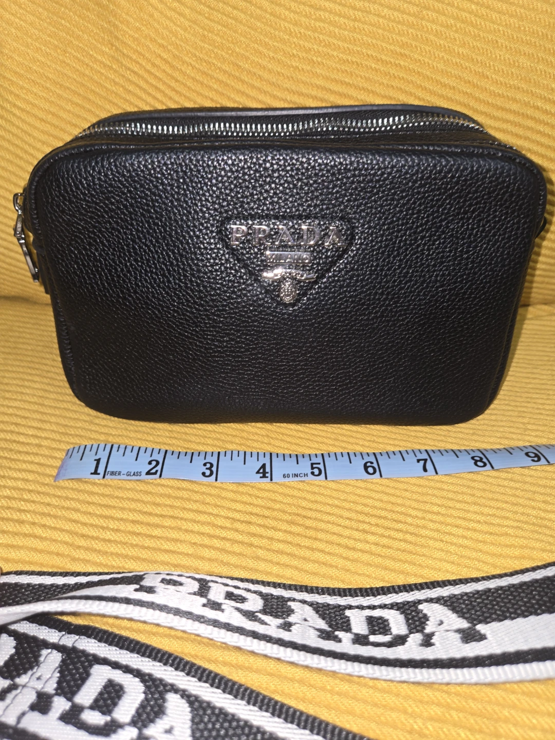 Prada Black Leather Camera Bag - photo 5
